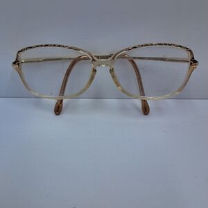 Vintage Safilo Eyeglass Frames Gold Etched Design Made in Italy